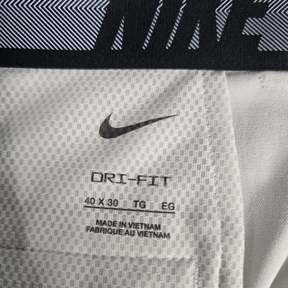 Nike Dri Fit Victory Standard Fit Golf Pants Men Sz 40x30 Light Bone Performance - Picture 5 of 10